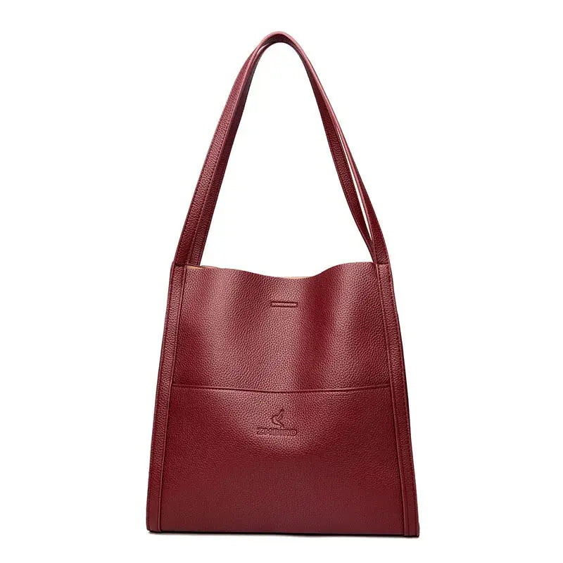 La Suave Serenidad de Grace | Bolso Tote de Diseño de Cuero