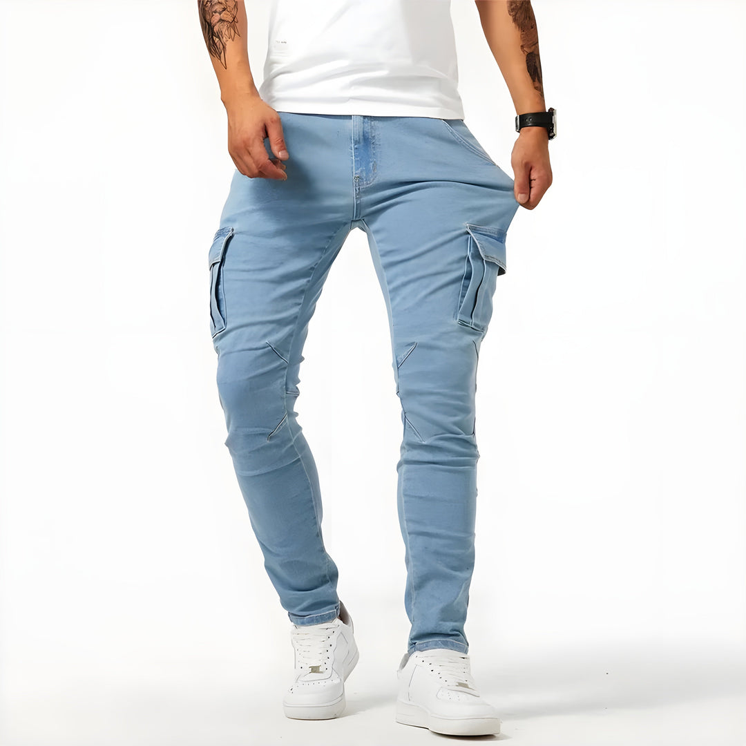 Luciano™ | Pantalones Cargo Vaqueros Flexibles