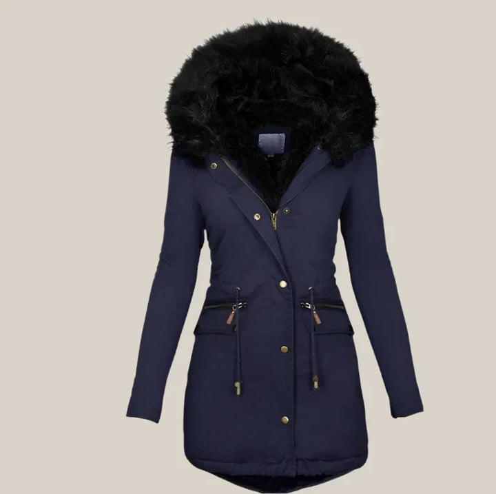 Esther - Winter parka with fur collar