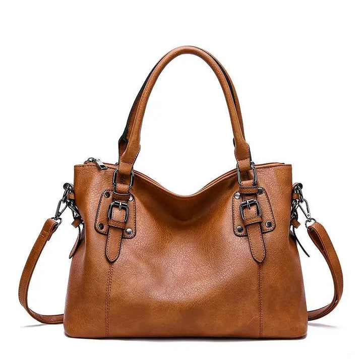 El Refinado Encanto de Sienna | Elegante Bolso de Hombro de Cuero